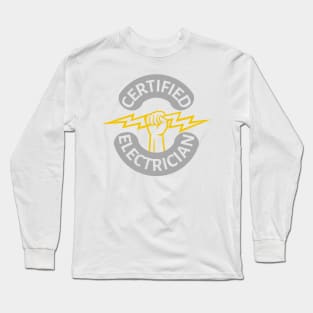 Certified electrician Long Sleeve T-Shirt